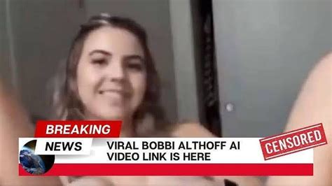 bobbi althof nude|Bobbi Althoff responds to AI nude leaks